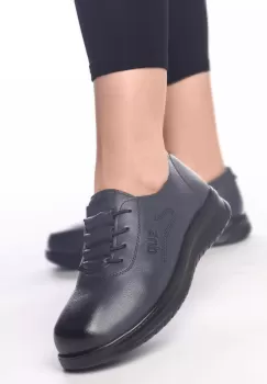 Pantofi casual akayla albastru piele ecologica imagine