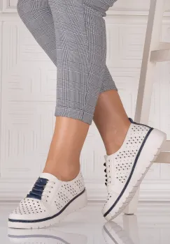 Pantofi casual Bej dama din Piele Ecologica Tusami imagine