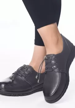 Pantofi casual edith gri piele ecologica imagine