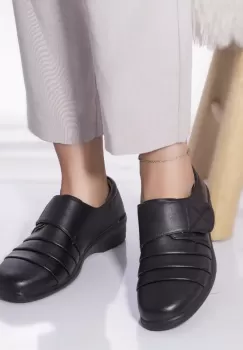 Pantofi casual guzelia piele ecologica negru imagine