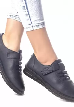 Pantofi casual judith albastru piele ecologica imagine