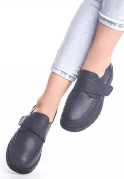 Pantofi casual julia albastru piele ecologica imagine