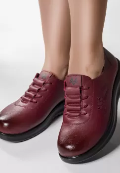 Pantofi casual kaina rosii piele ecologica imagine