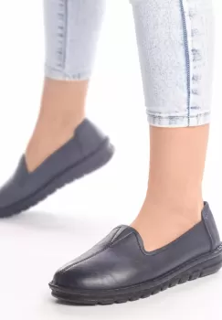 Pantofi casual marissa albastru piele ecologica imagine