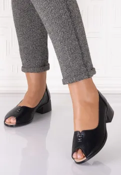 Pantofi casual Negrii dama din Piele Ecologica Aloras imagine