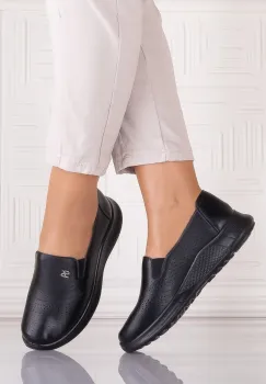 Pantofi casual Negrii dama din Piele Ecologica Aurasta imagine