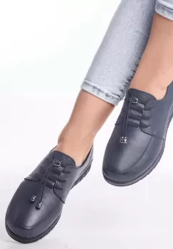 Pantofi casual pamela albastru piele ecologica imagine
