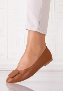 Pantofi dama Caramel din Piele Ecologica Yolandia imagine