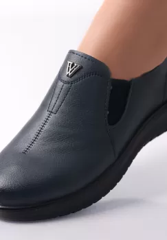 Pantofi dama casual Albastri din piele ecologica roy imagine