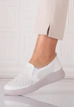 Pantofi dama Casual Albi din Piele Ecologica Nilasa imagine