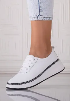 Pantofi dama casual Albi din Piele Naturala Alonsa imagine