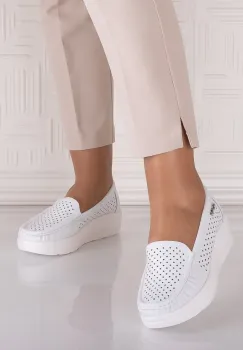 Pantofi dama casual Albi din Piele Naturala Anastassia imagine