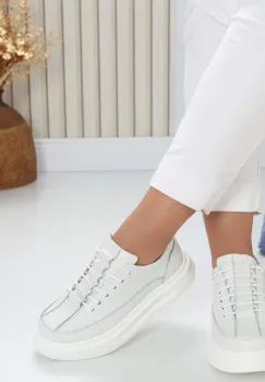 Pantofi dama casual Albi din Piele Naturala Clora imagine