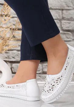 Pantofi dama casual Albi din Piele Naturala Iliana imagine