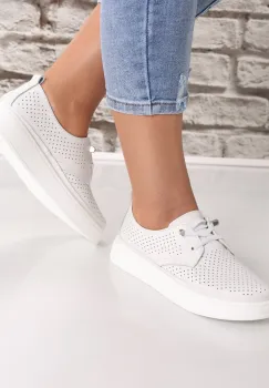 Pantofi dama casual Albi din Piele Naturala Yalina imagine