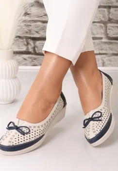 Pantofi dama casual Bej din Piele Ecologica Fariha imagine