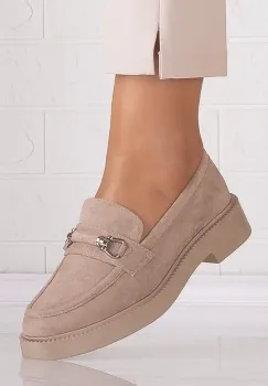 Pantofi dama casual Bej din Piele Ecologica Intoarsa Rashida imagine