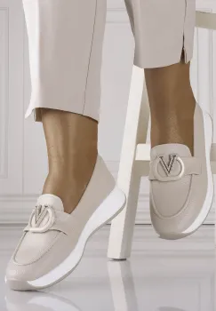 Pantofi dama Casual Bej din Piele Ecologica Nelisia imagine