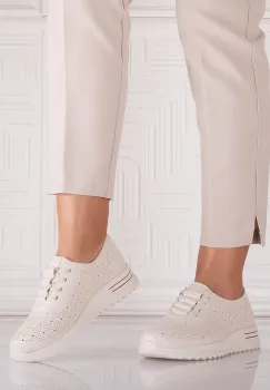 Pantofi dama Casual Bej din Piele Ecologica Noida imagine