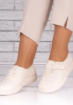 Pantofi dama casual Bej din Piele Ecologica Saraya imagine