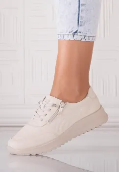 Pantofi dama Casual Bej din Piele Ecologica Savira imagine