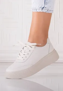 Pantofi dama casual Bej din Piele Naturala Adiza imagine