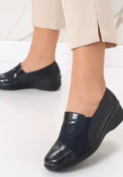 Pantofi dama casual Bleumarin din Piele Ecologica Jess imagine