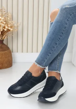 Pantofi dama casual Bluemarin din Piele Naturala Bella imagine