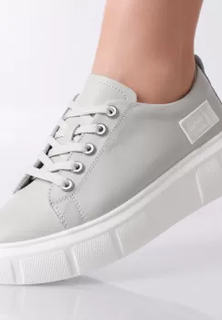 Pantofi dama casual Gri din Piele Naturala Soyvi imagine