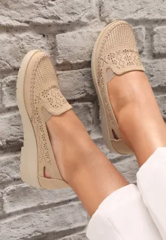 Pantofi dama casual Kaki din Piele Ecologica Lasina imagine