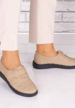 Pantofi dama casual Kaki din Piele Ecologica Saraya imagine