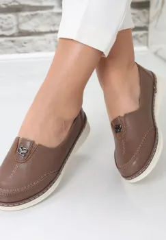 Pantofi dama casual Kaki din Piele Ecologica Suraia imagine
