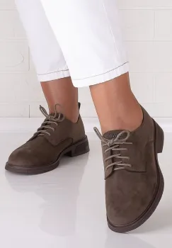 Pantofi dama casual Khaki din Piele Ecologica Intoarsa Surana imagine
