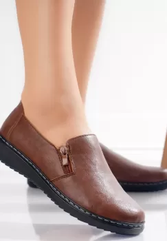 Pantofi dama casual Maro din Piele Ecologica Deda imagine