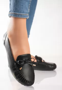 Pantofi dama casual Negri din Piele Ecologica Amelia imagine