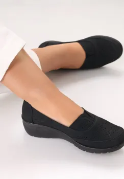 Pantofi dama casual Negri din Piele Ecologica Dinda imagine