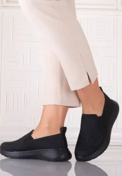 Pantofi dama Casual Negri din Piele Ecologica Irinea imagine