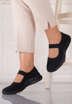 Pantofi dama casual Negri din Piele Ecologica Lani imagine