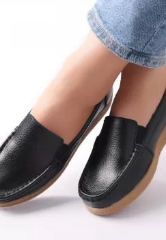Pantofi dama casual Negri piele naturala Danina imagine