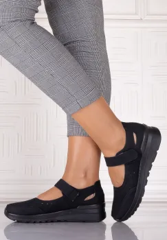 Pantofi dama casual Negrii din Piele Ecologica Altoia imagine