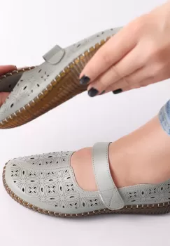 Pantofi dama casual Verzi din Piele Ecologica Amata imagine