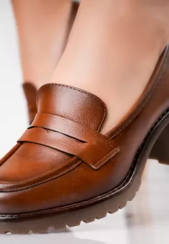 Pantofi dama cu toc Maro din Piele Ecologica Molado imagine