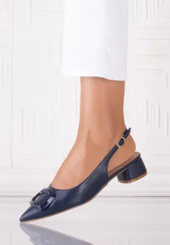 Pantofi dama Navy din Piele Ecologica Sidiona imagine