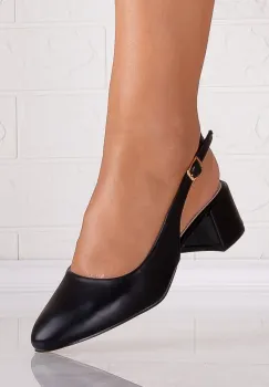 Pantofi dama Negri din Piele Ecologica Fatina imagine