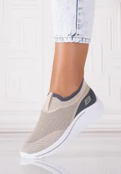 Pantofi dama sport Bej din Textil Jenda imagine