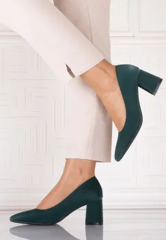 Pantofi eleganti Verzi dama din Piele Ecologica Arriba imagine