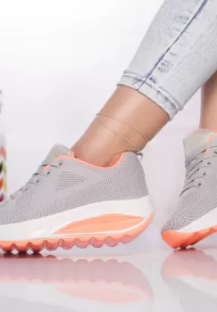 Pantofi sport textil gri anastasy imagine