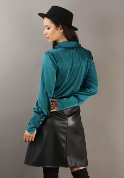 Bluza lejera turcoaz 36 imagine