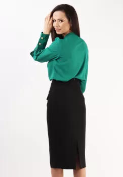 Bluza lejera Verde 36 imagine