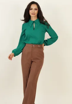 Bluza lejera Verde 36 imagine